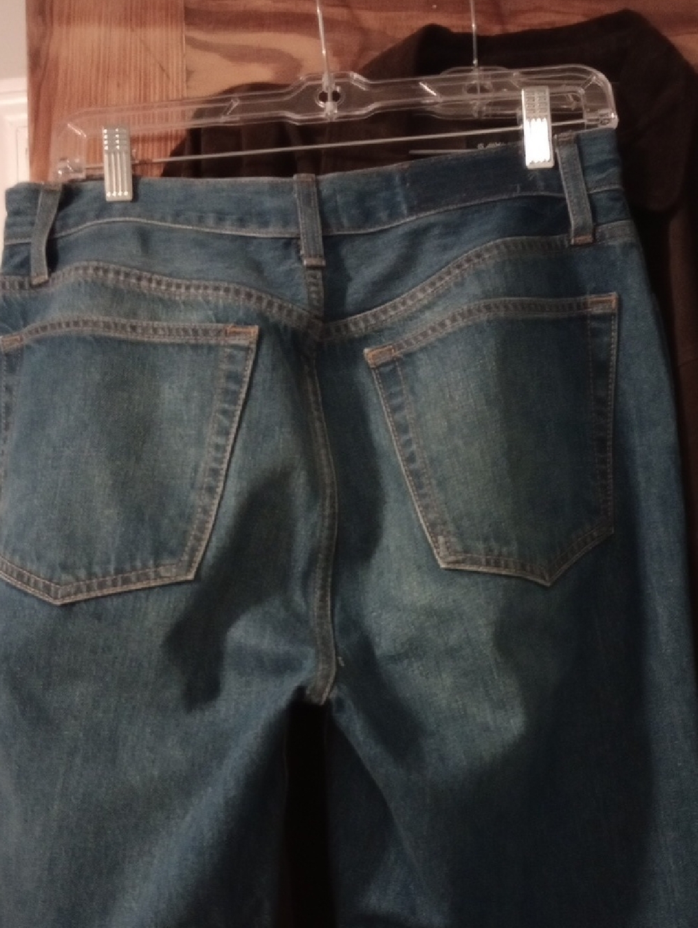 Re/Done Blue 90's High-Rise Loose With Distressed Knees. - Picture 7 of 9